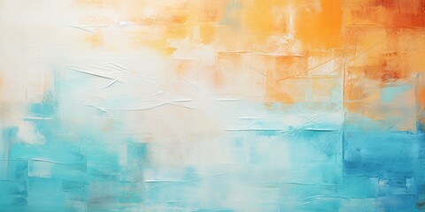 Wall Mural - Stylish Multicolored Painting. Abstract Art Texture Wallpaper.