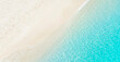 © SASITHORN - Beach Wave water in the Tropical summer beach with  sandy beach background