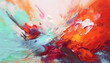 Abstract oil painting, colorful vibrant color brush strokes background, wallpaper, paint texture, bold art, expressive artwork, fine realistic detail, modern style, evoking vibrant emotions, feelings