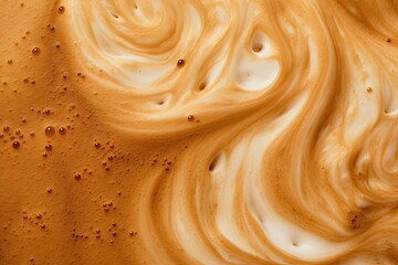 Coffee foam texture.