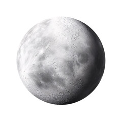 full moon isolated on transparent background, moon image clipart png