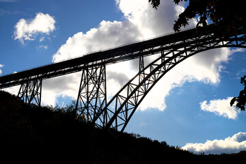 Canvas Print - the famous Müngstener bridge in germany