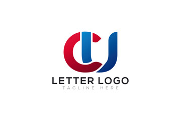 Wall Mural - CU Latter cu logo icon 