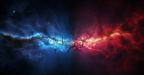 red wires blue electricity current