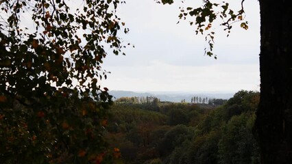 Wall Mural - the german bergisches land countryscape video