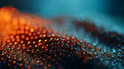 Abstract Backdrop, Vibrant 3D Printed Structure