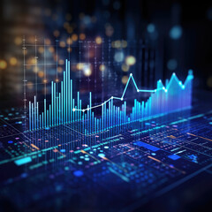 business data analysis and analytics of customers insights with charts.