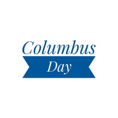 Wall Mural - ''Columbus Day'' Quote Illustration, Labor Day