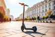 electric scooter in the city