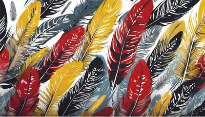 Feathers background