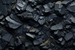 Natural depths Dark, coal black background featuring a geological texture theme