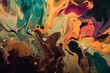 Vibrant, dynamic wallpaper with an artistic and abstract design. Generative AI