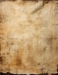 © MdDin - Sheet of vintage yellowed paper.