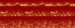 © fusiangkara - set of chinese wave element. asian border isolated on a red background. eps 10
