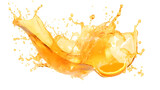 orange juice splash