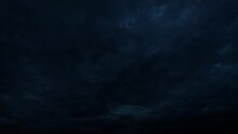 Timelapse Of Night Sky Clouds After Rain Scene - Loop Video