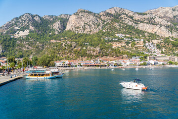 Wall Mural - Coastal view of Turunc Region in Marmaris