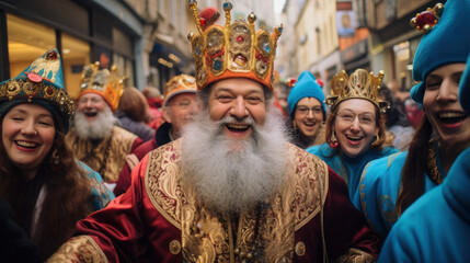 People in the Purim festival of Jew in Israel