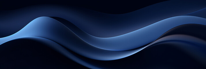 futuristic black_and_blue_gradient_background wave of particles. sound structural connections. abstr