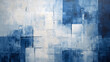 abstract blue background with grunge brush strokes and paint splashes