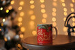 © Alexandre - chícara de café com tema de natal, feliz natal