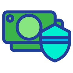 Poster - Lineal color Money Shield icon