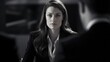 © ThisDesign - Confident expression of a businesswoman during a discussion in a boardroom generative ai