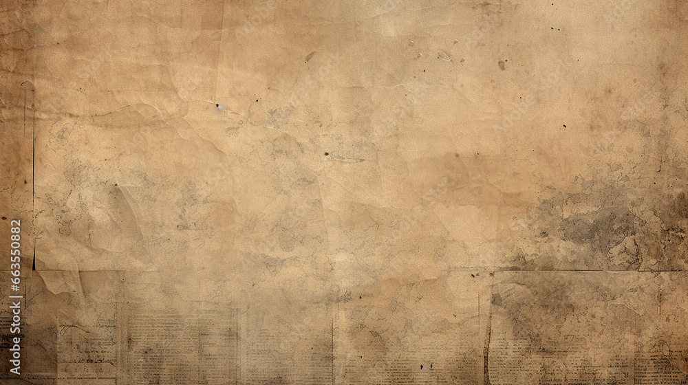 Grunge newspaper paper vintage old-aged texture background