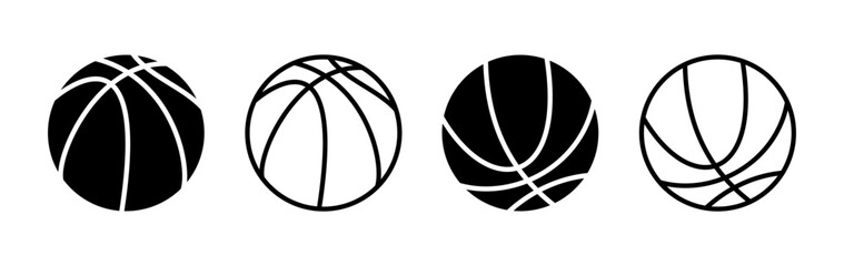 Basketball icon vector. basketball logo vector icon