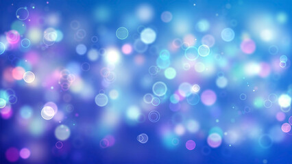Wall Mural - Beautiful colorful gradient bokeh abstract background