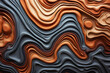 Stylized, abstract organic surface in two color juxtaposition 