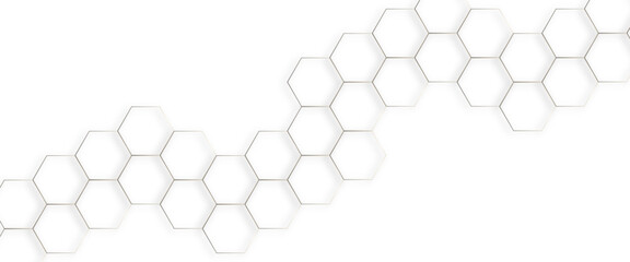 Wall Mural - vector illustration of hexagons pattern, creative idea for medical, technology or science design, ge