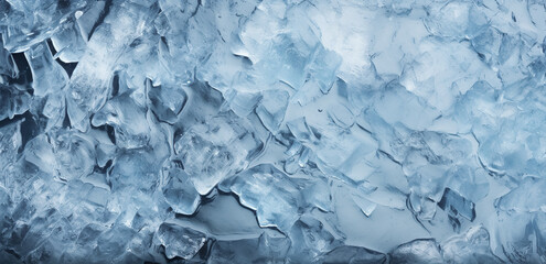 Wall Mural - Closeup ice cube pattern texture background.cold drink and refreshment concepts