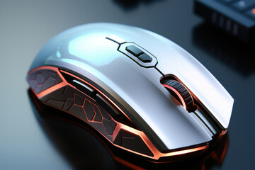 Wireless mouse, Ergonomic combined, Detachable.