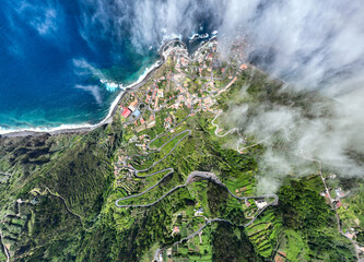 Canvas Print - Porto Moniz - Madeira, Portugal