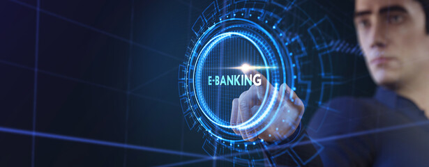 Wall Mural - Online banking concept. E-Banking.