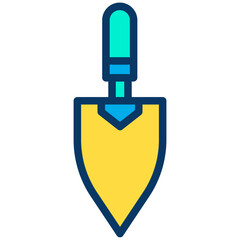 Sticker - Lineal color Trowel icon