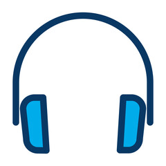 Sticker - Lineal color Headphones icon