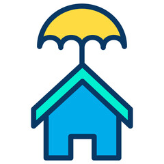 Sticker - Lineal color Home icon