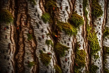 Wall Mural - old tree bark texture