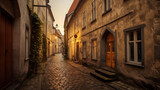 Fototapeta Uliczki - Estonia saiakang street in tallinn's old town.