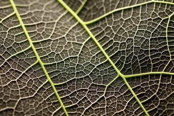 Poster - intricate detail of a leafs surface