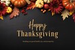 © Tayyaba - Happy Thanksgiving day  social media post celebration illustration background thanksgiving greeting autumn concept