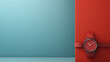 © PaulShlykov - Luxury watch isolated on color background.