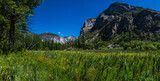 Fototapeta  - The Zumwalt Meadows area in the heart of the Kings Canyon national park.