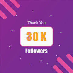 Thank you for 30k followers vector design.eps