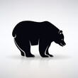 Icon Silhouette of a Strong Bear