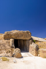 Sticker - Dolmen de Menga from the 3rd millennium BCE, UNESCO site, Antequera, Spain