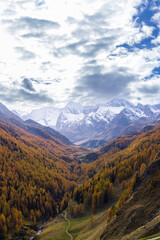 Canvas Print - Texelgruppe nature park (Parco Naturale Gruppo di Tessa) near Timmelsjoch - high Alpine road, South Tyrol, Italy