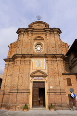 Canvas Print - San Bernardino church, Canale, Piedmont, Italy